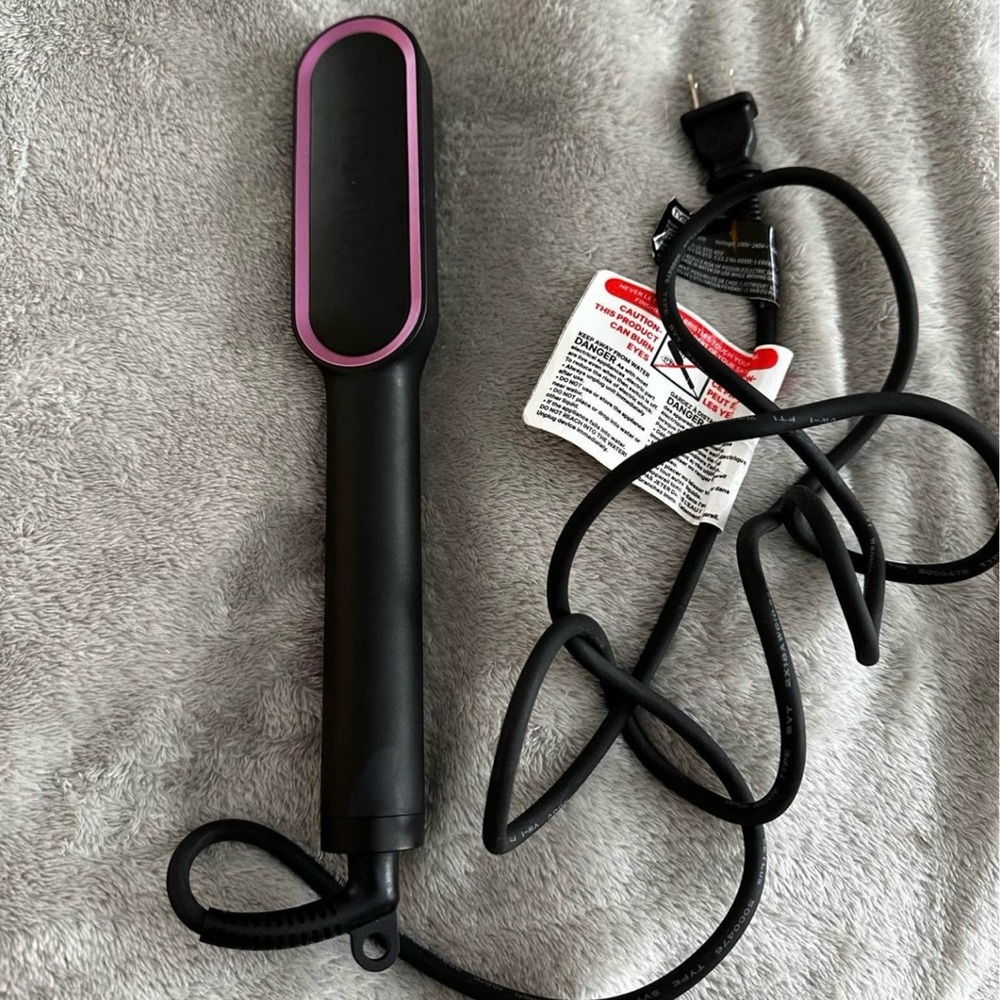 Hair straightener comb